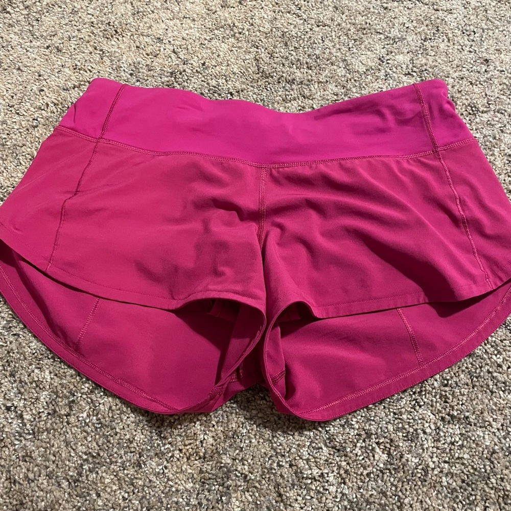 lululemon athletica Pink Athletic Running Shorts